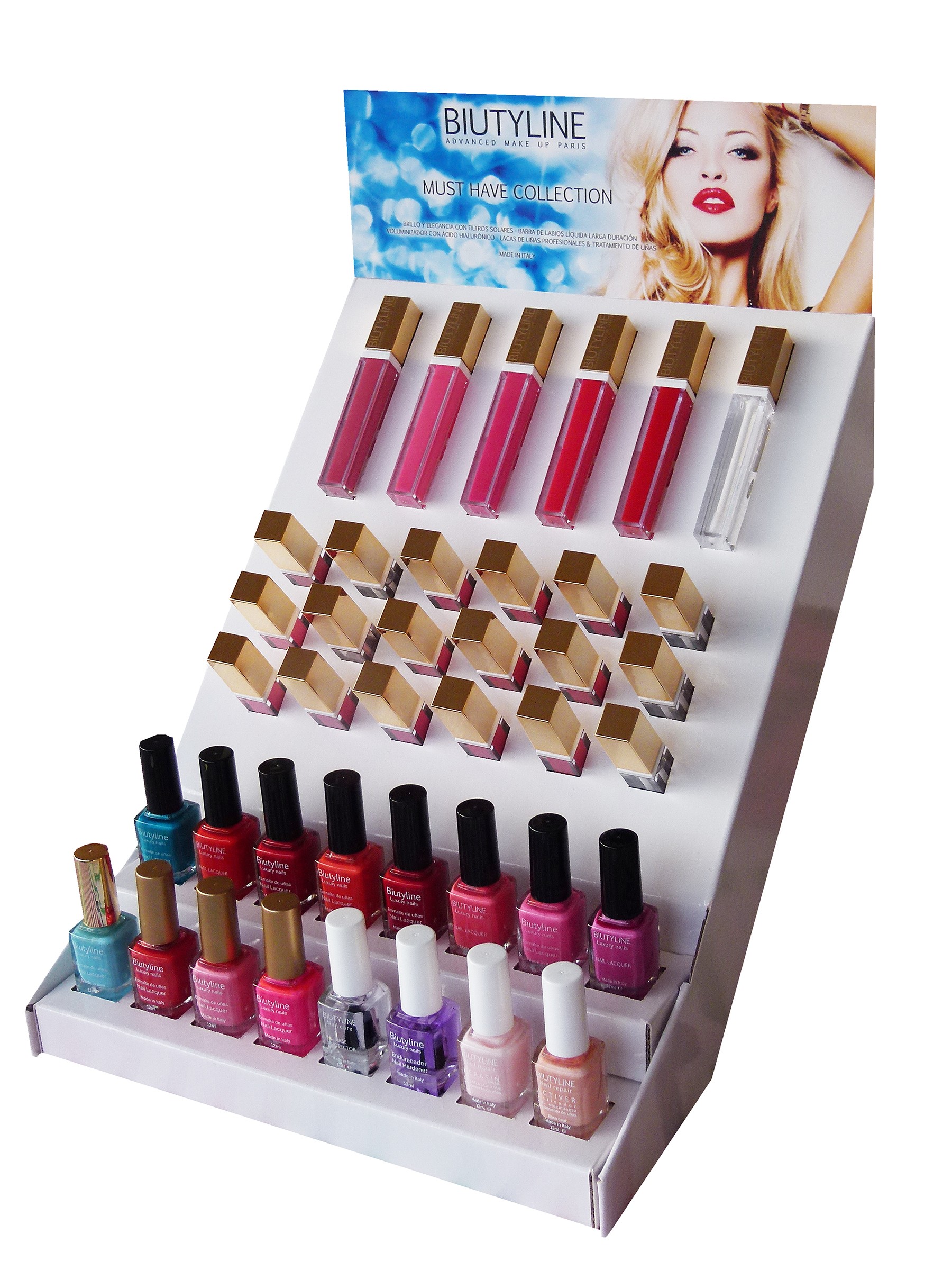 Expositor de maquillaje, alta cosmética para profesional Expositor de maquillaje, alta cosmética para profesional